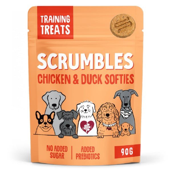 Scrumbles Dog Treats Softies Chicken & Duck Training Treats (90g) - Wuffies