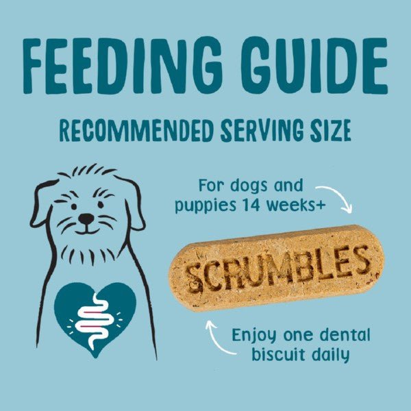 Scrumbles Gnashers for Dogs Daily Dental Bones 7Pk (Pouch) - Wuffies