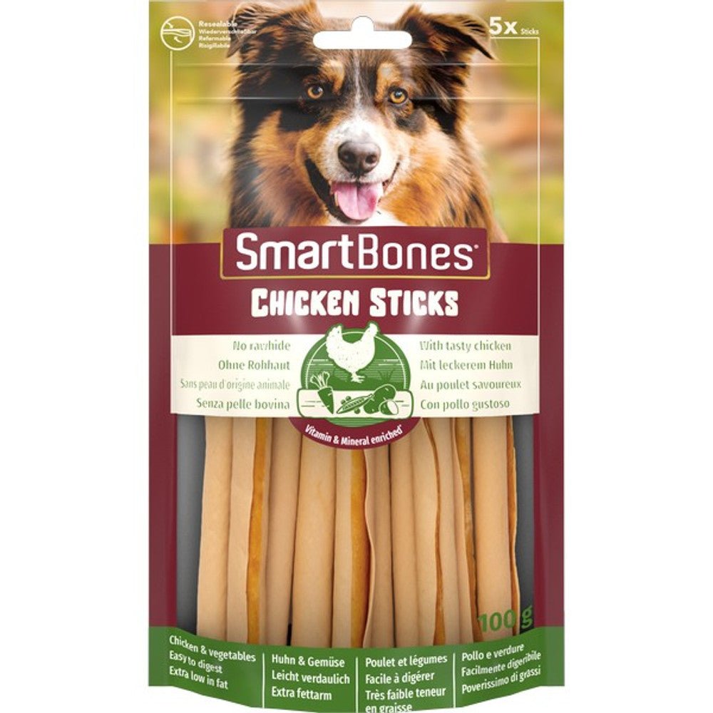 SmartBones Chicken Mini Sticks Dog Chews (5 Pack) - Wuffies
