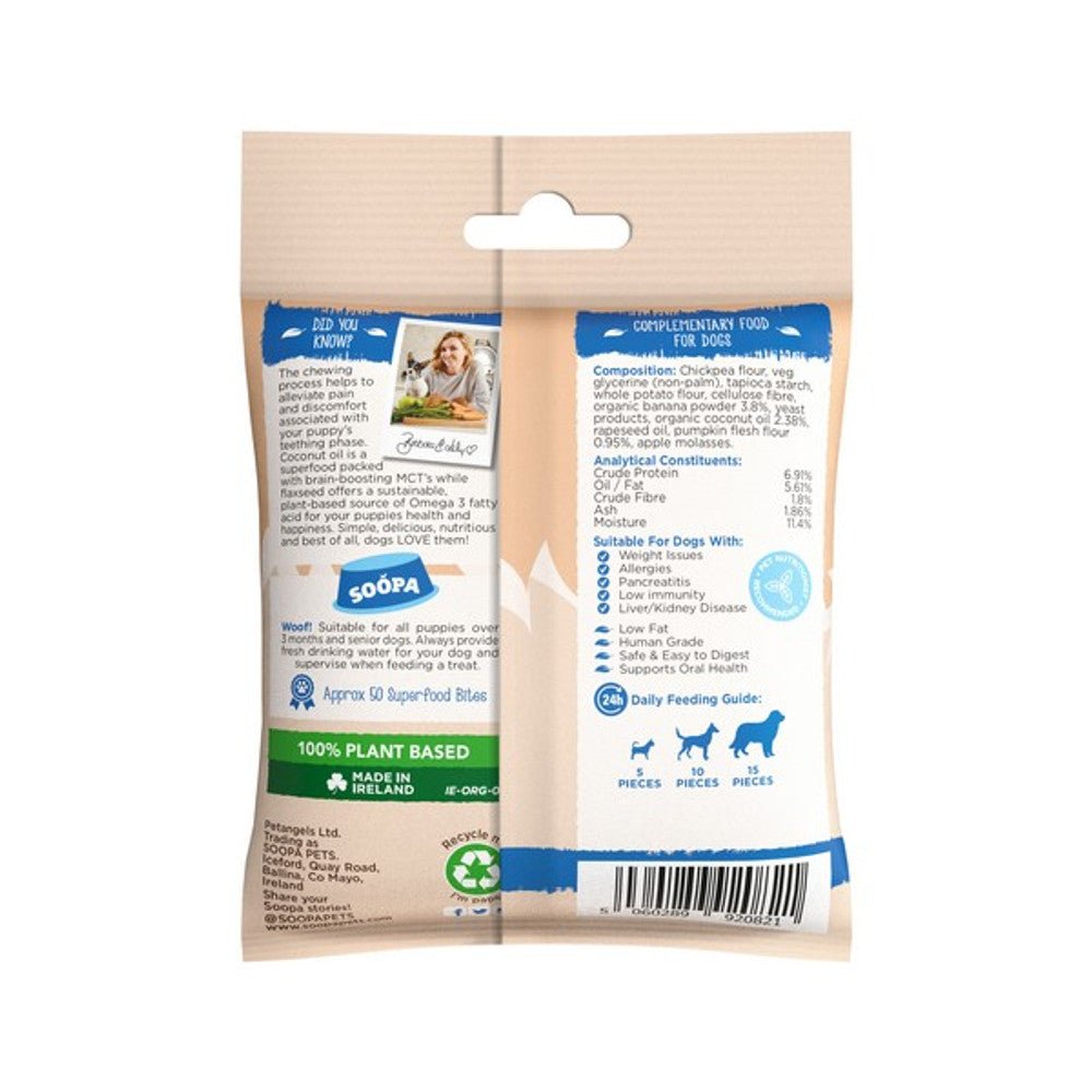 Soopa Banana & Pumpkin Puppy Bites (50g) - Wuffies