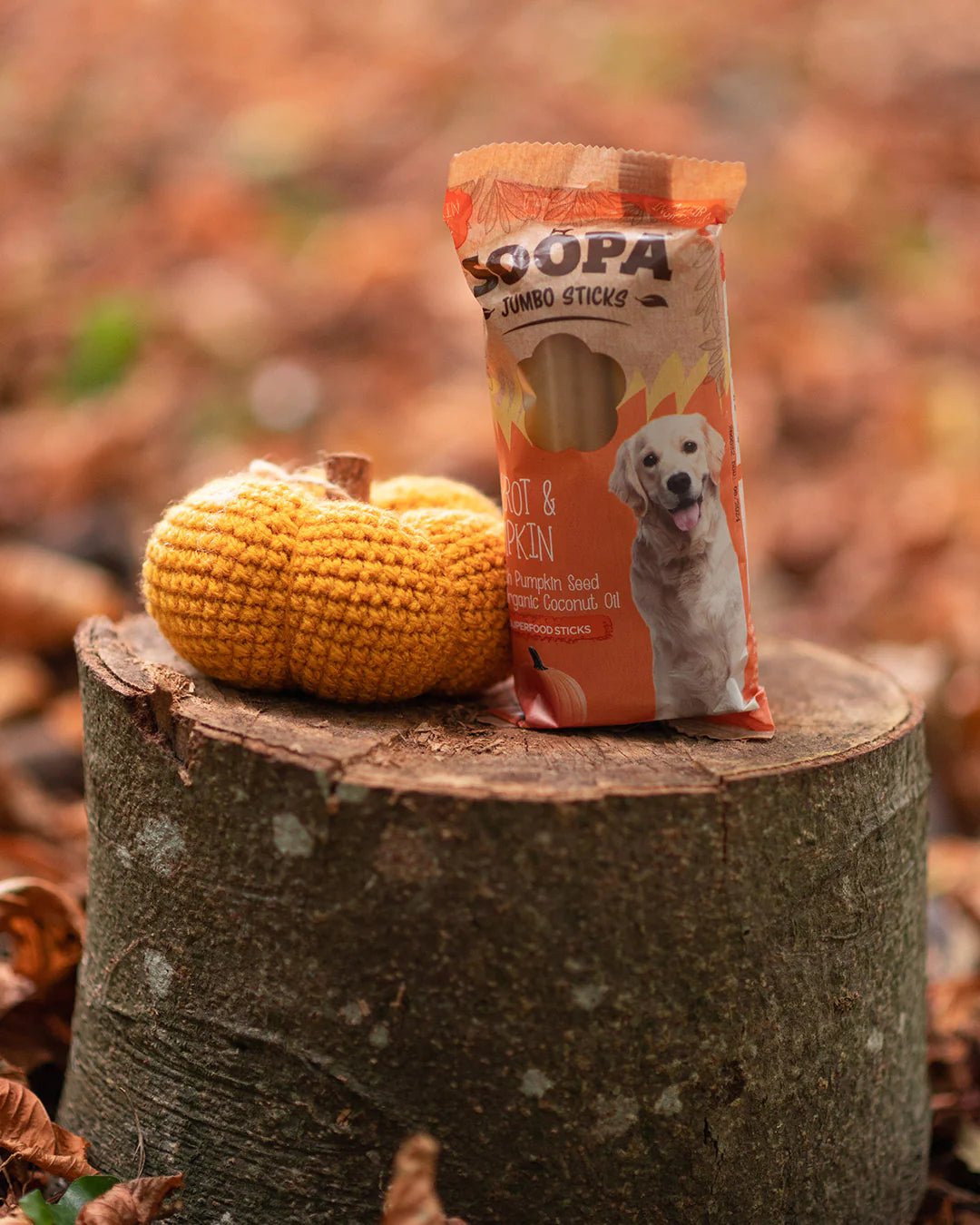 Soopa Carrot & Pumpkin Jumbo Sticks (2 Sticks) - Wuffies