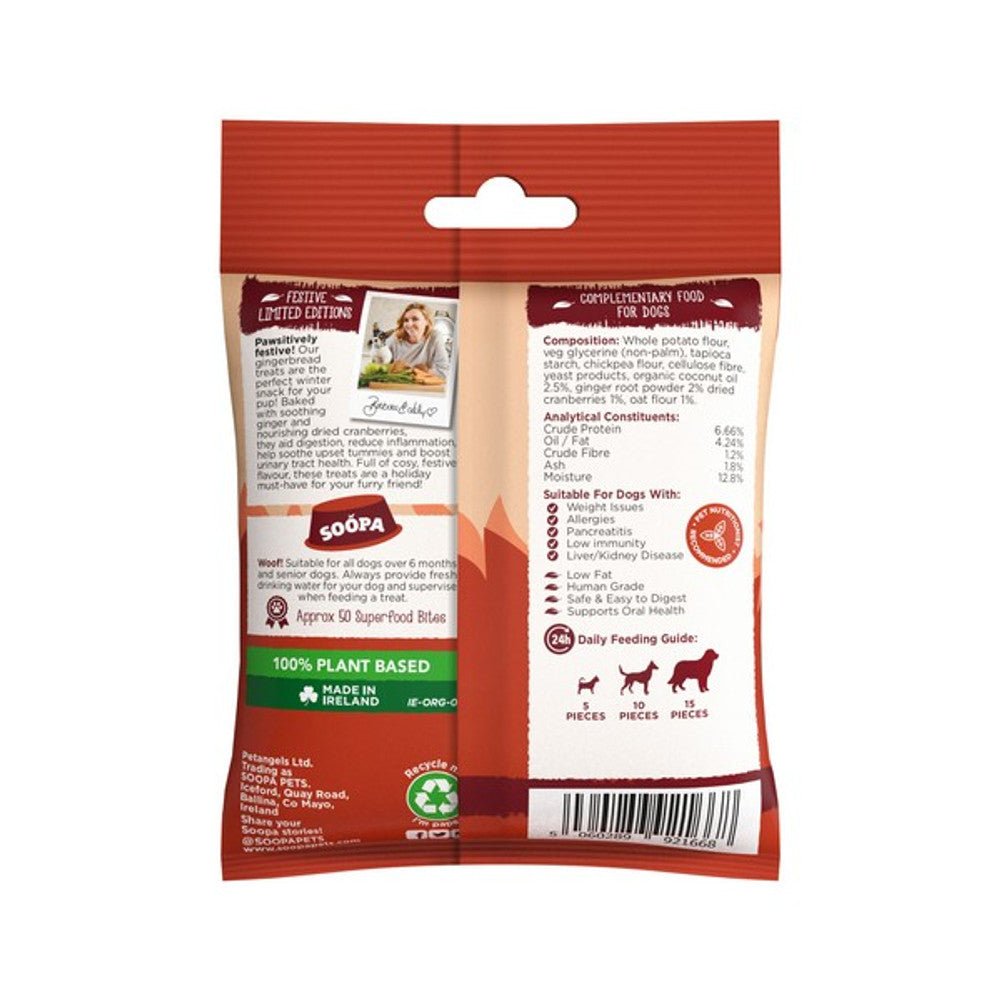 Soopa Gingerbread Latte Bites (50g) - Wuffies