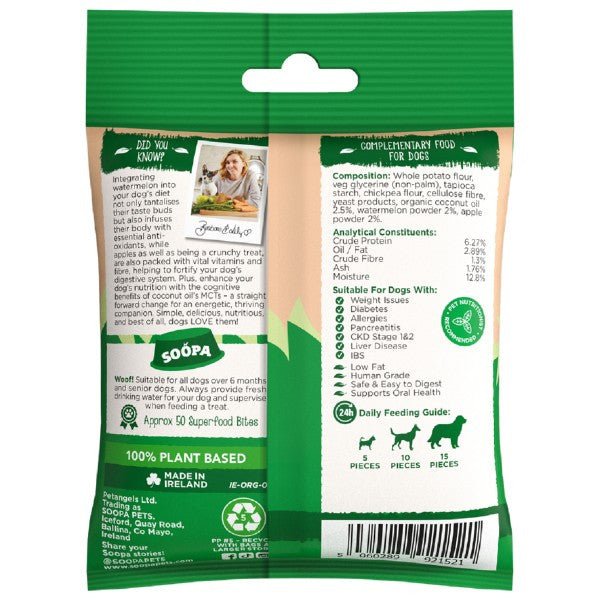 Soopa Watermelon & Apple Healthy Bites (50g) - Wuffies