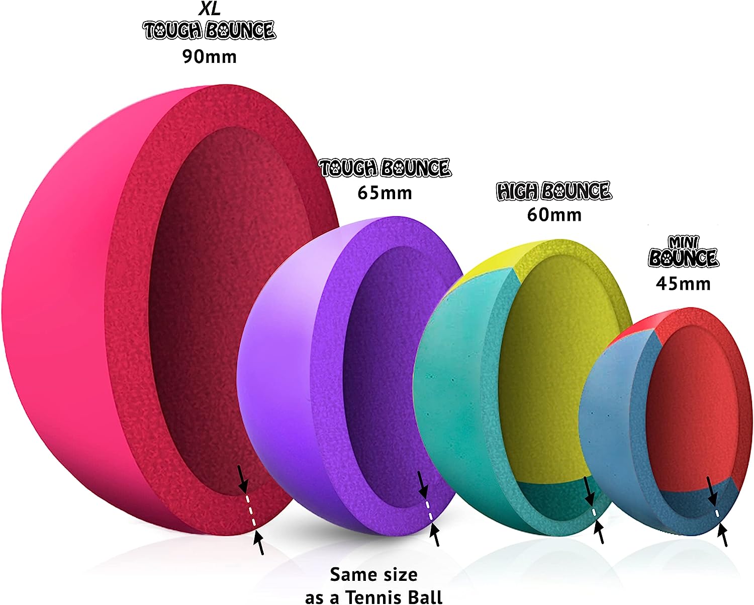 Sportspet Smoothie High Bounce (3 Pack) - Wuffies