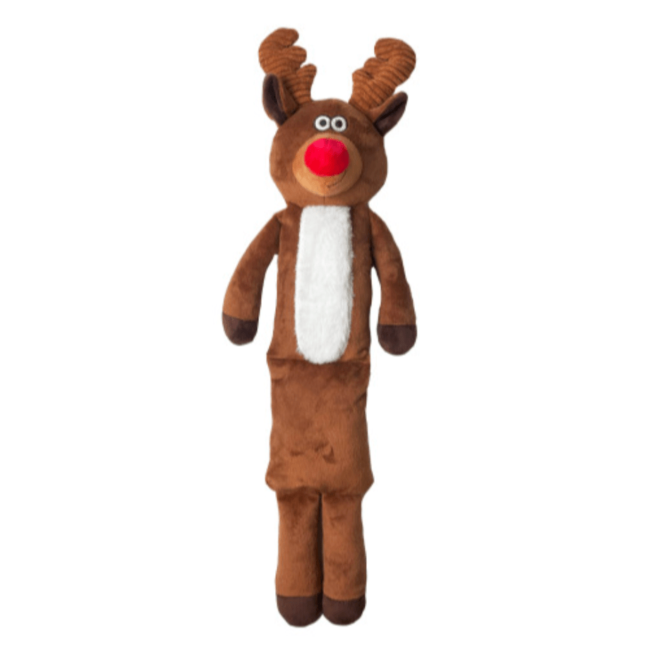 Squeaky Reindeer Soft Dog Toy - Wuffies