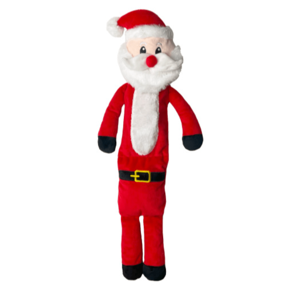 Squeaky Santa Soft Dog Toy - Wuffies