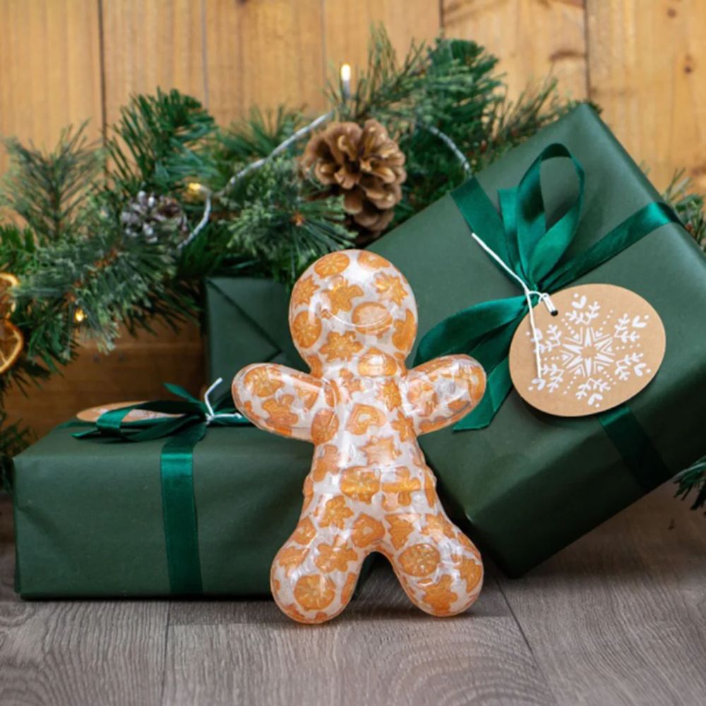 Ancol Squeaky Gingerbread Christmas Dog Toy