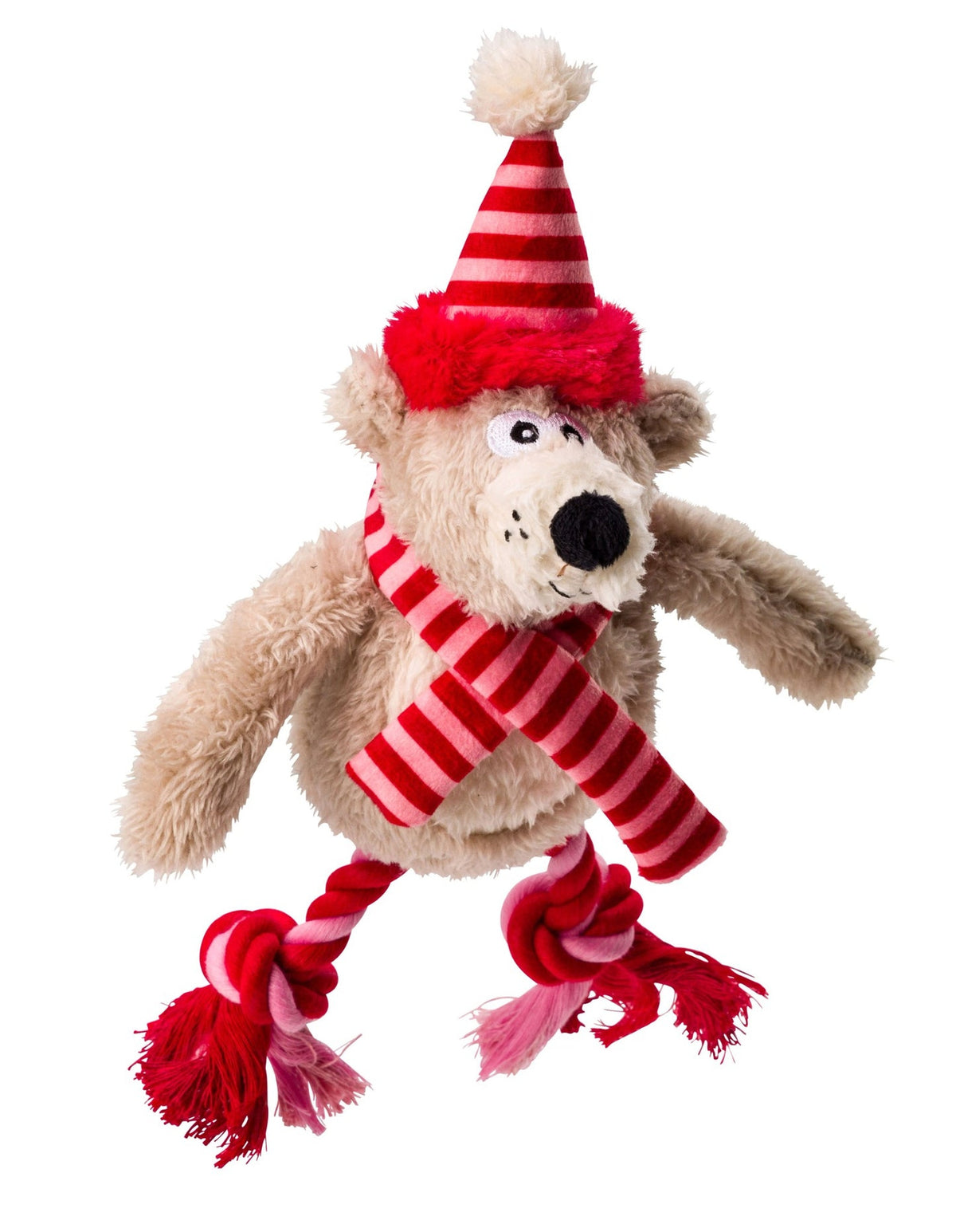 House of Paws Merry & Bright Polar Bear Christmas Dog Toy
