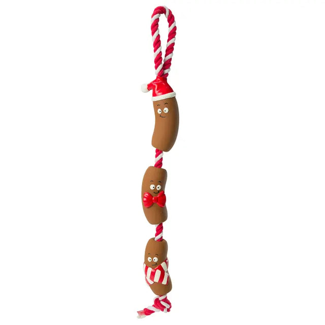 House of Paws Christmas Sausages Dog Toy