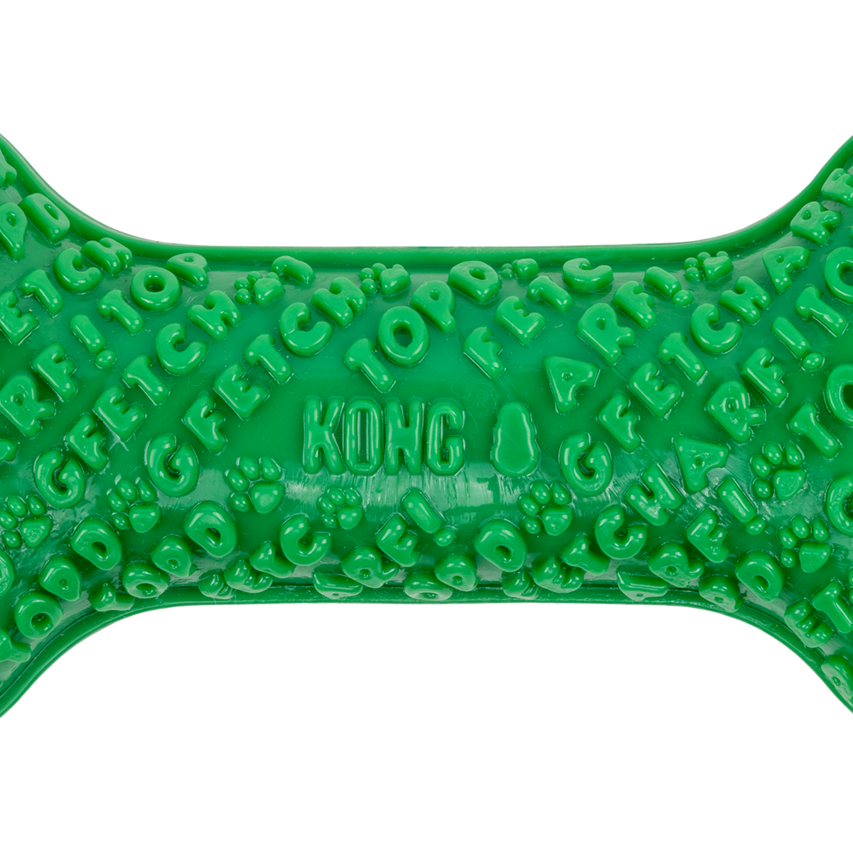 KONG Holiday 2026 CoreStrength Bone Green – Small/Medium – detail view