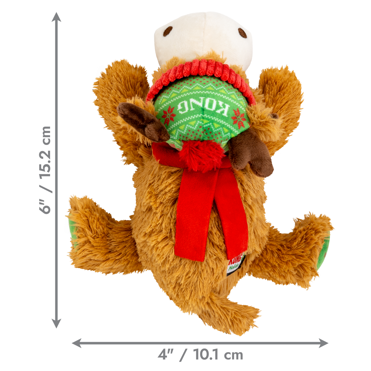 KONG Holiday 2026 Cozie Reindeer (Medium) – dimensions