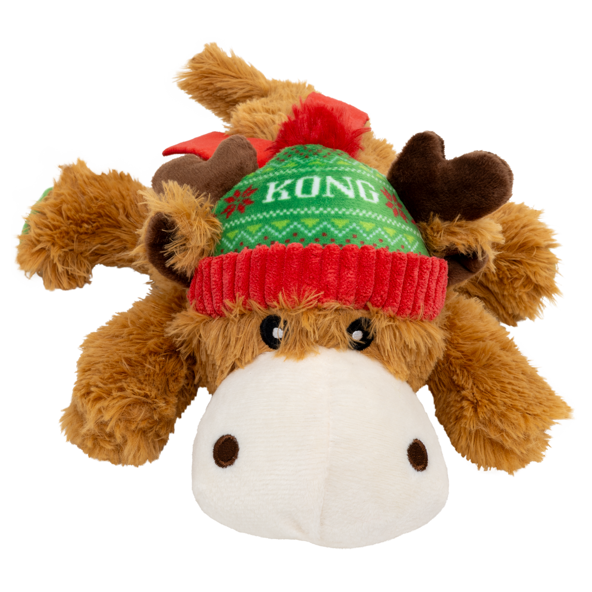 KONG Holiday 2026 Cozie Reindeer (Medium) – front view