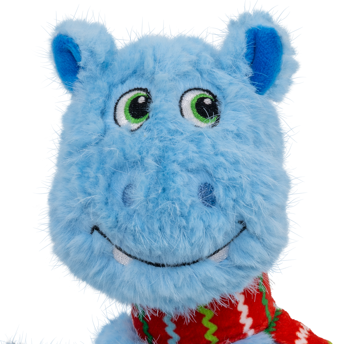 KONG Holiday 2026 Knots Belly Hippo Blue (Medium/Large) – detail view