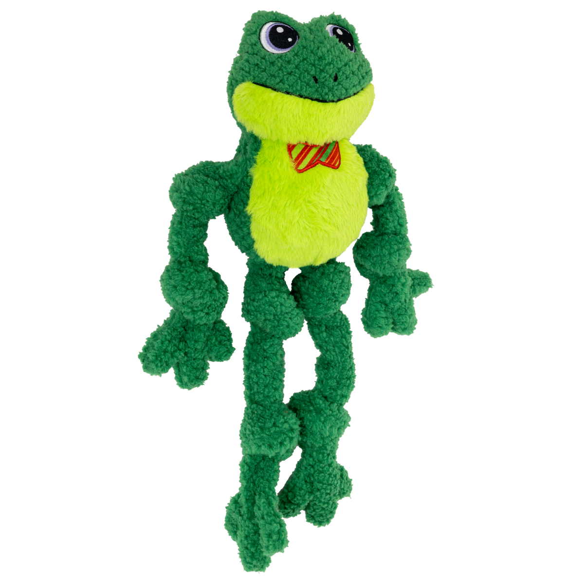 KONG Holiday 2026 Knots Bow Tie Frog (Large/XL) – alternate angle