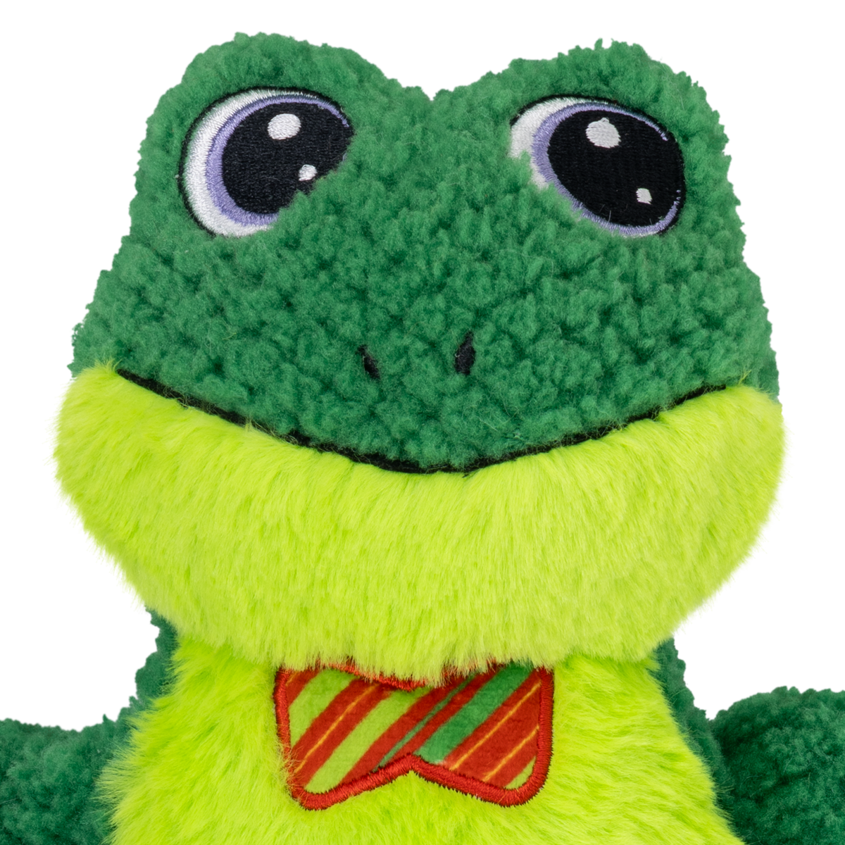 KONG Holiday 2026 Knots Bow Tie Frog (Large/XL) – detail view