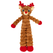 KONG Holiday 2026 Shakers Crumples Reindeer Red (XL) – front view