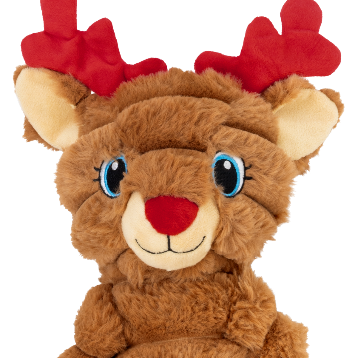 KONG Holiday 2026 Shakers Crumples Reindeer Red (XL) – detail view