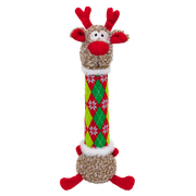 KONG Holiday 2026 Shakers Luvs Argyle Reindeer (Medium) – front view