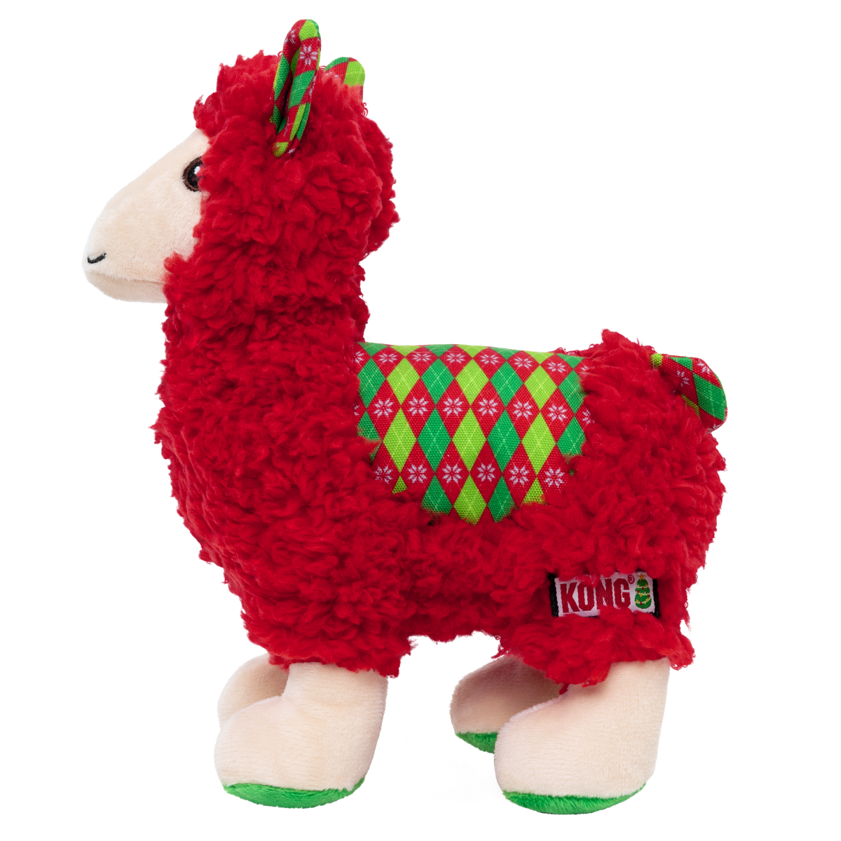KONG Holiday 2026 Sherps Llama Red (Medium) – front view