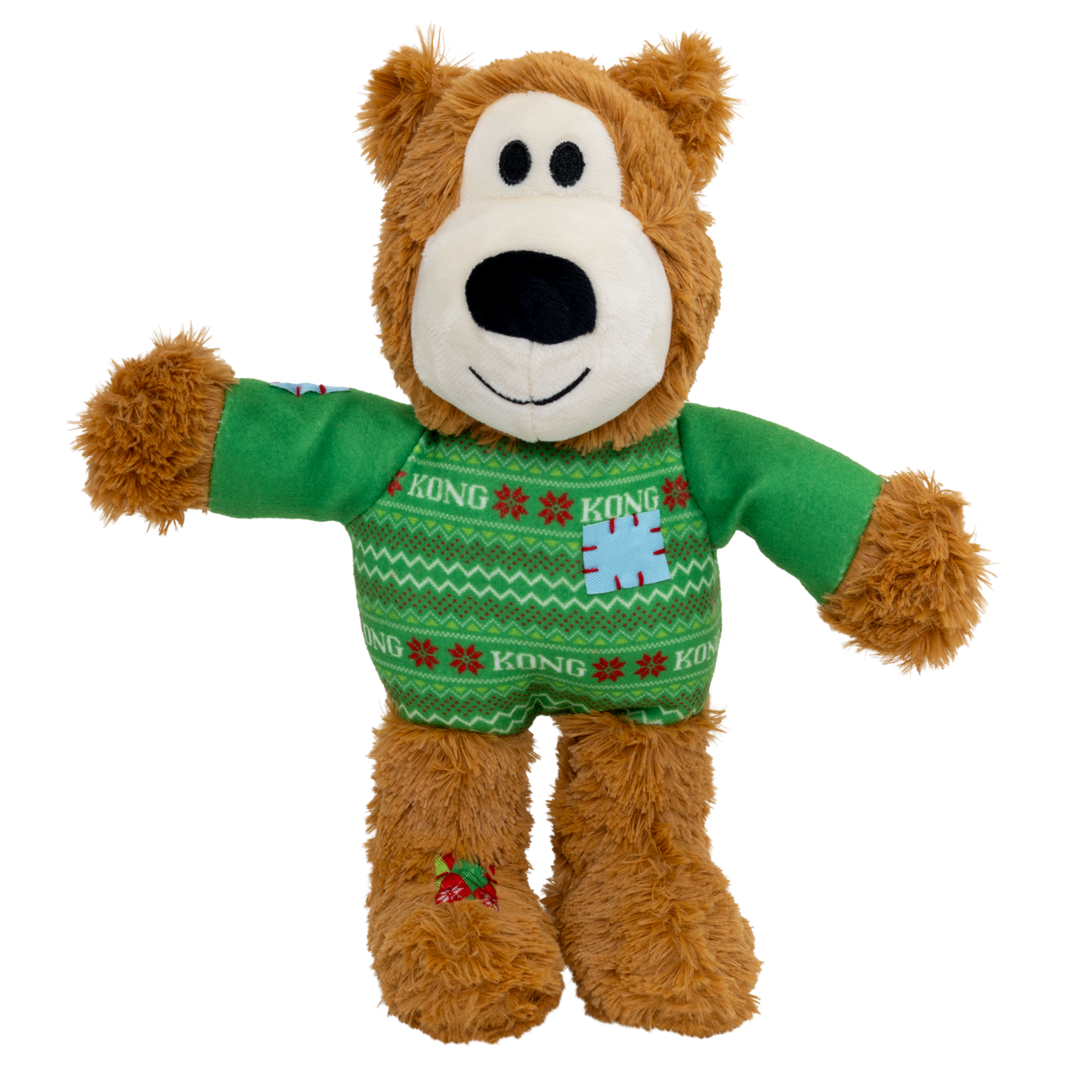 KONG Holiday 2026 Wild Knots Sweater Bear Green (Medium/Large) – front view