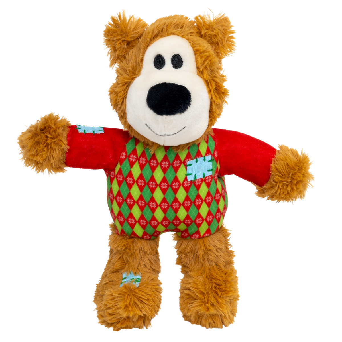 KONG Holiday 2026 Wild Knots Sweater Bear Red (Small/Medium) – front view