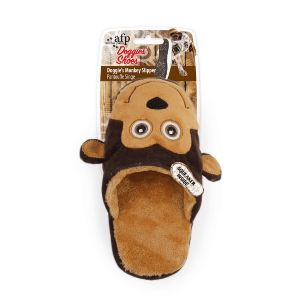 All For Paws Doggy Monkey Slipper - Wuffies