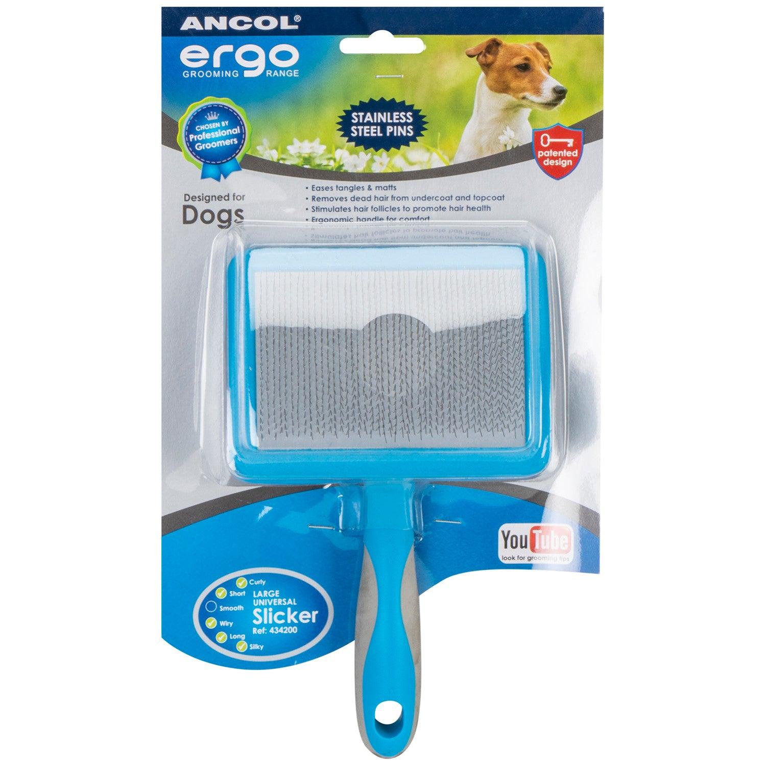 Ancol Ergo Universal Slicker Brush (Large) - Wuffies