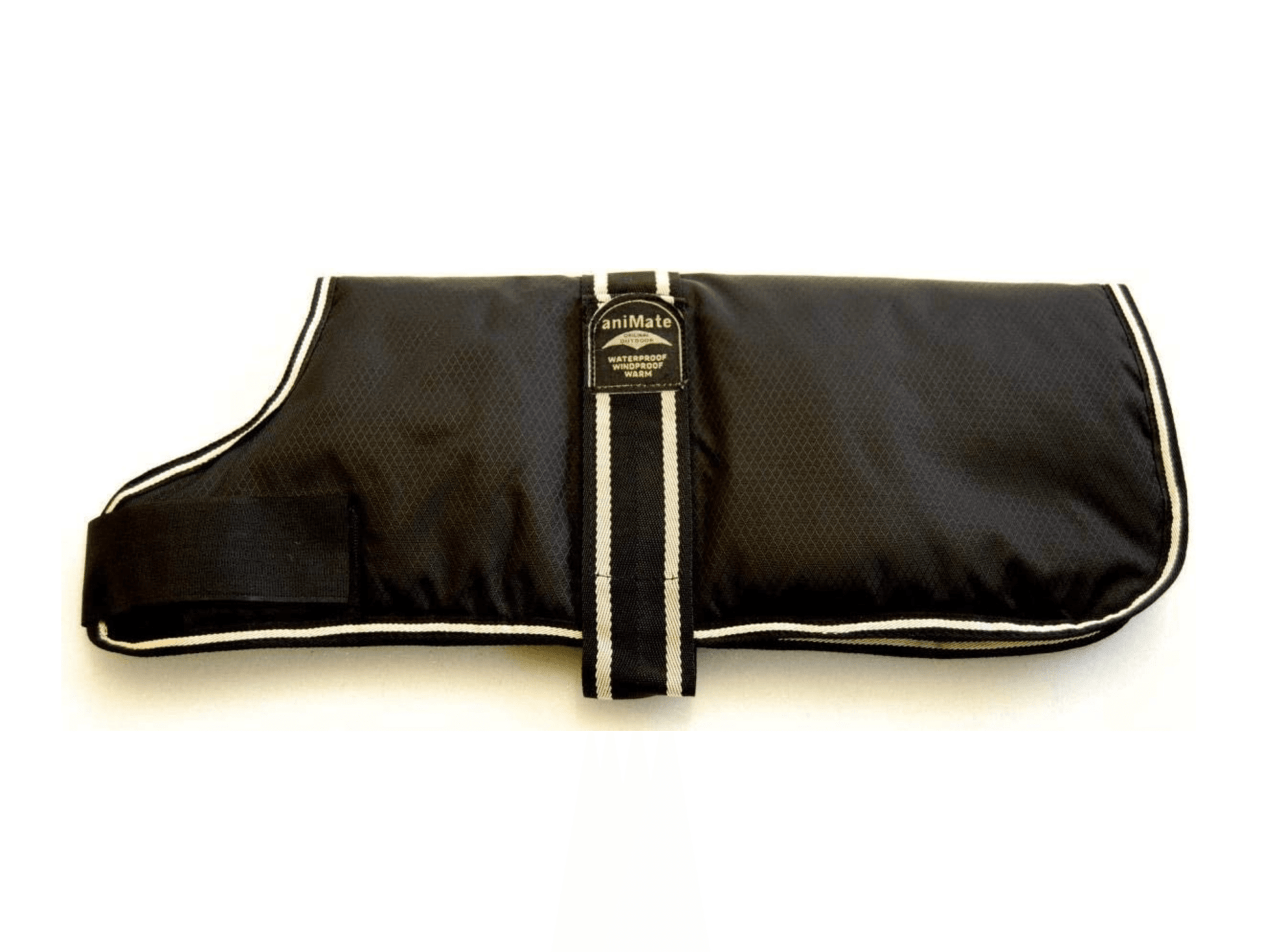 Animate Waterproof Padded Dog Coat (Black) - Wuffies