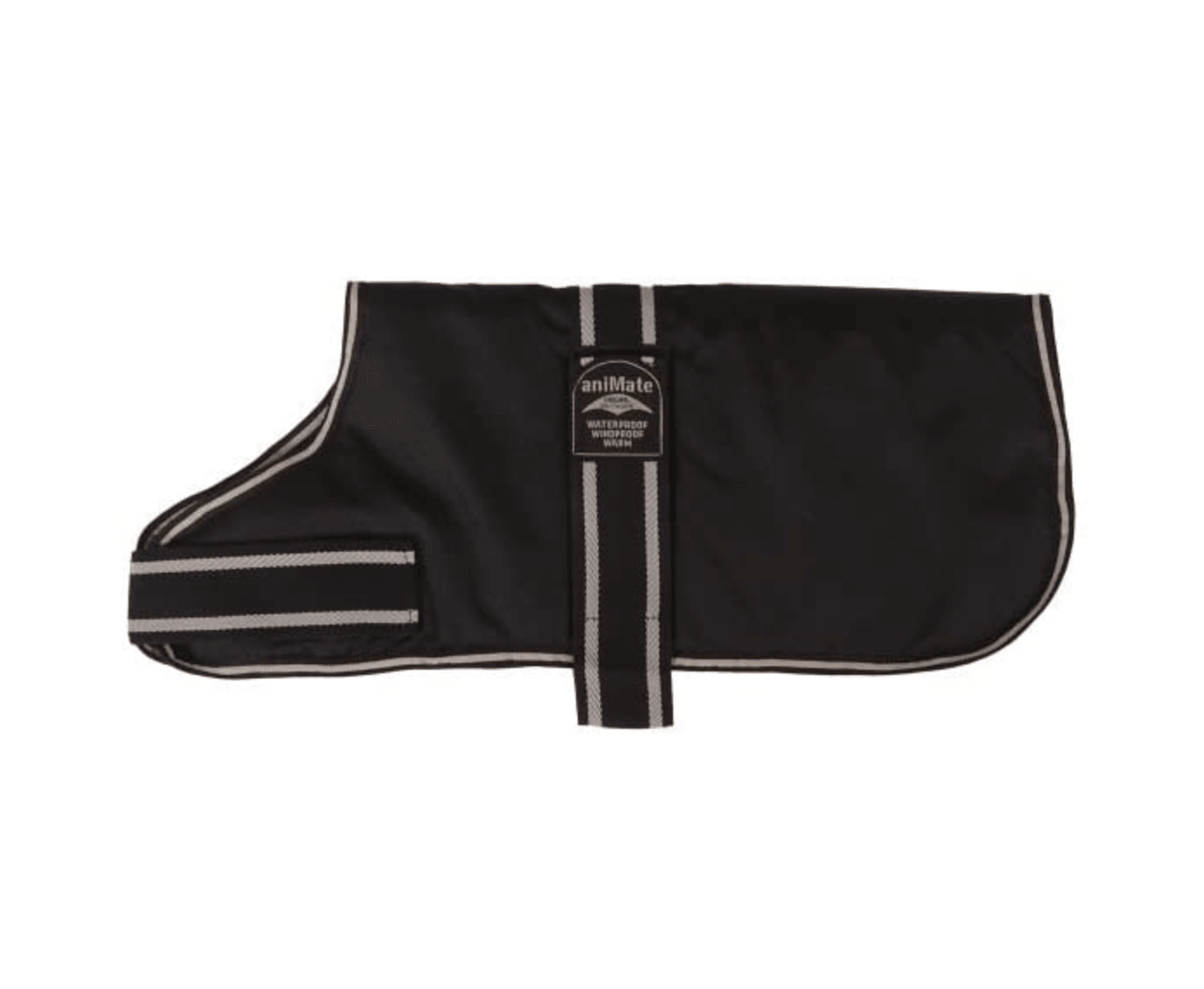 Animate Waterproof Padded Dog Coat (Black) - Wuffies