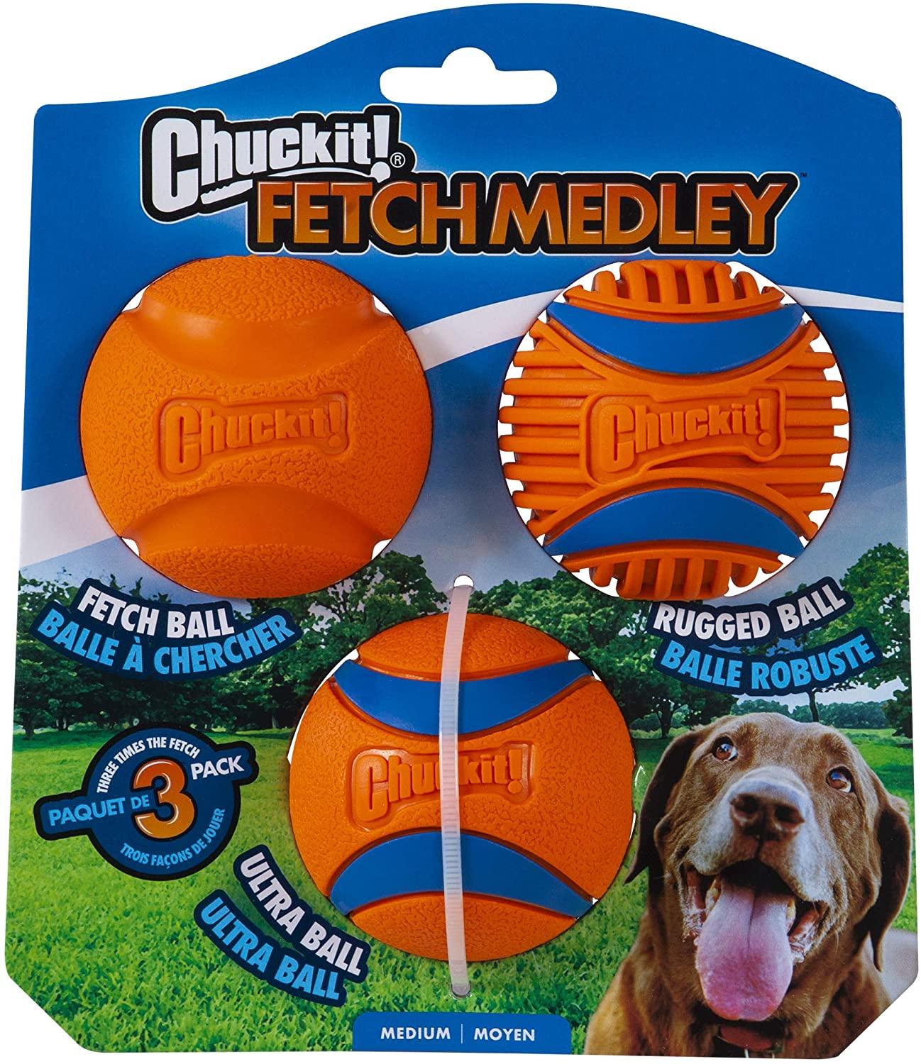 Chuckit! New Fetch Medley (3 Pack, Gen 3) - Wuffies