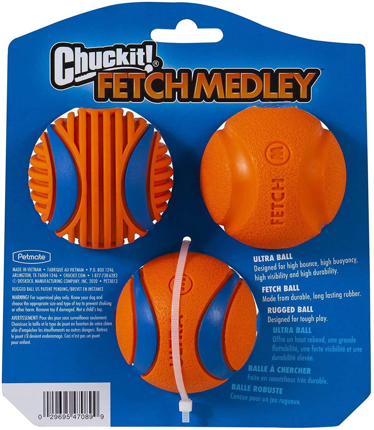 Chuckit! New Fetch Medley (3 Pack, Gen 3) - Wuffies