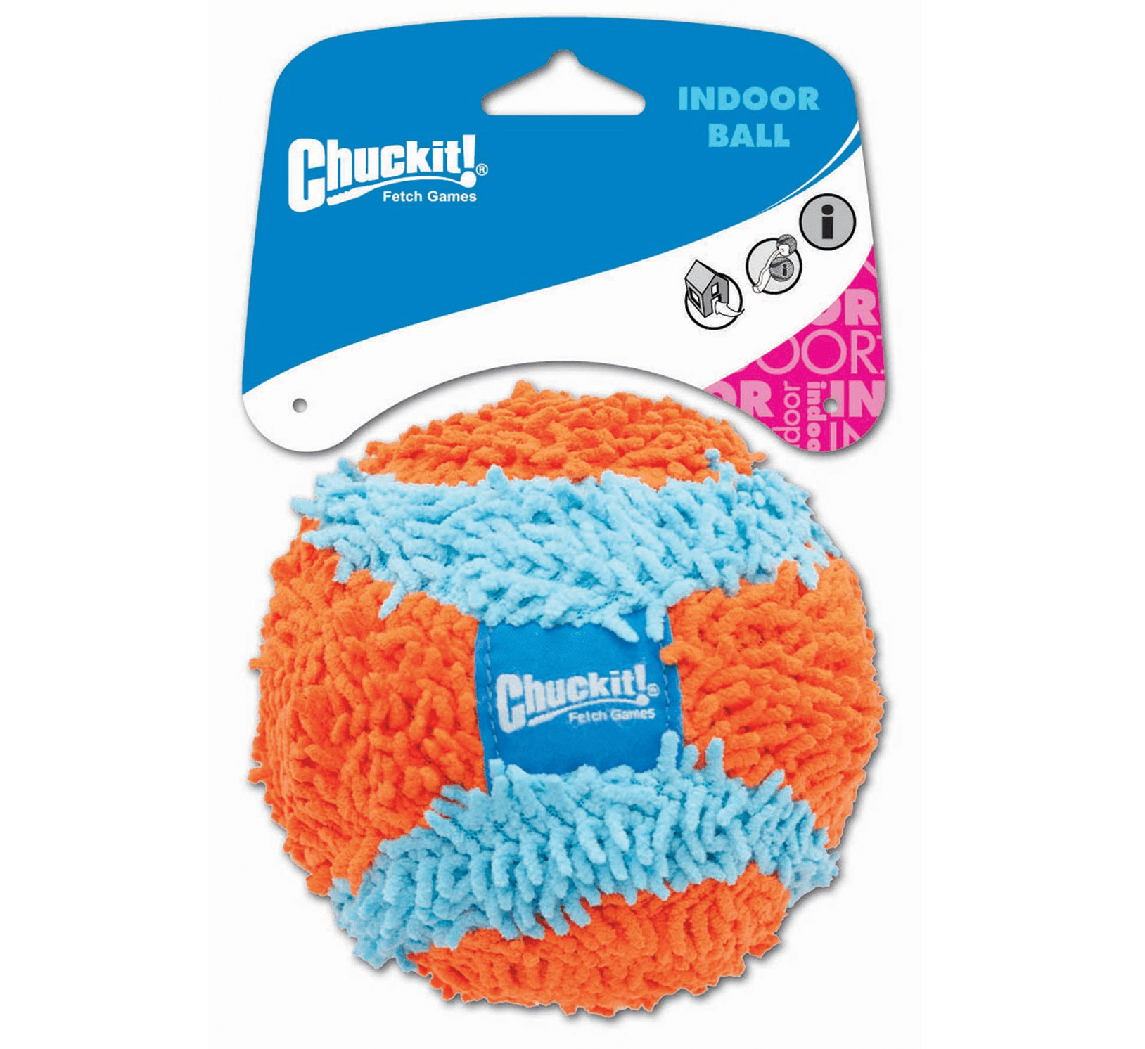 Chuckit! Soft Indoor Dog Toy Ball (11cm) - Wuffies