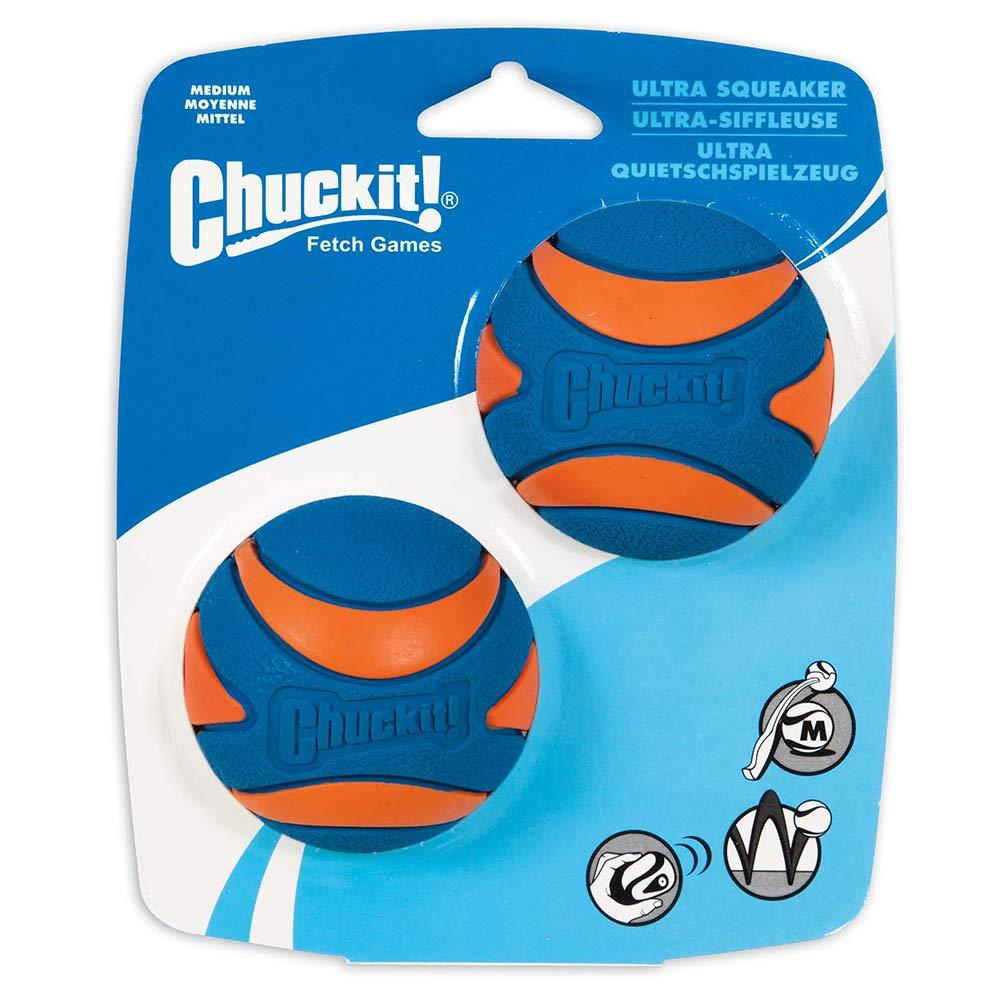 Chuckit! Ultra Squeaker Balls (2 Pack) - Wuffies