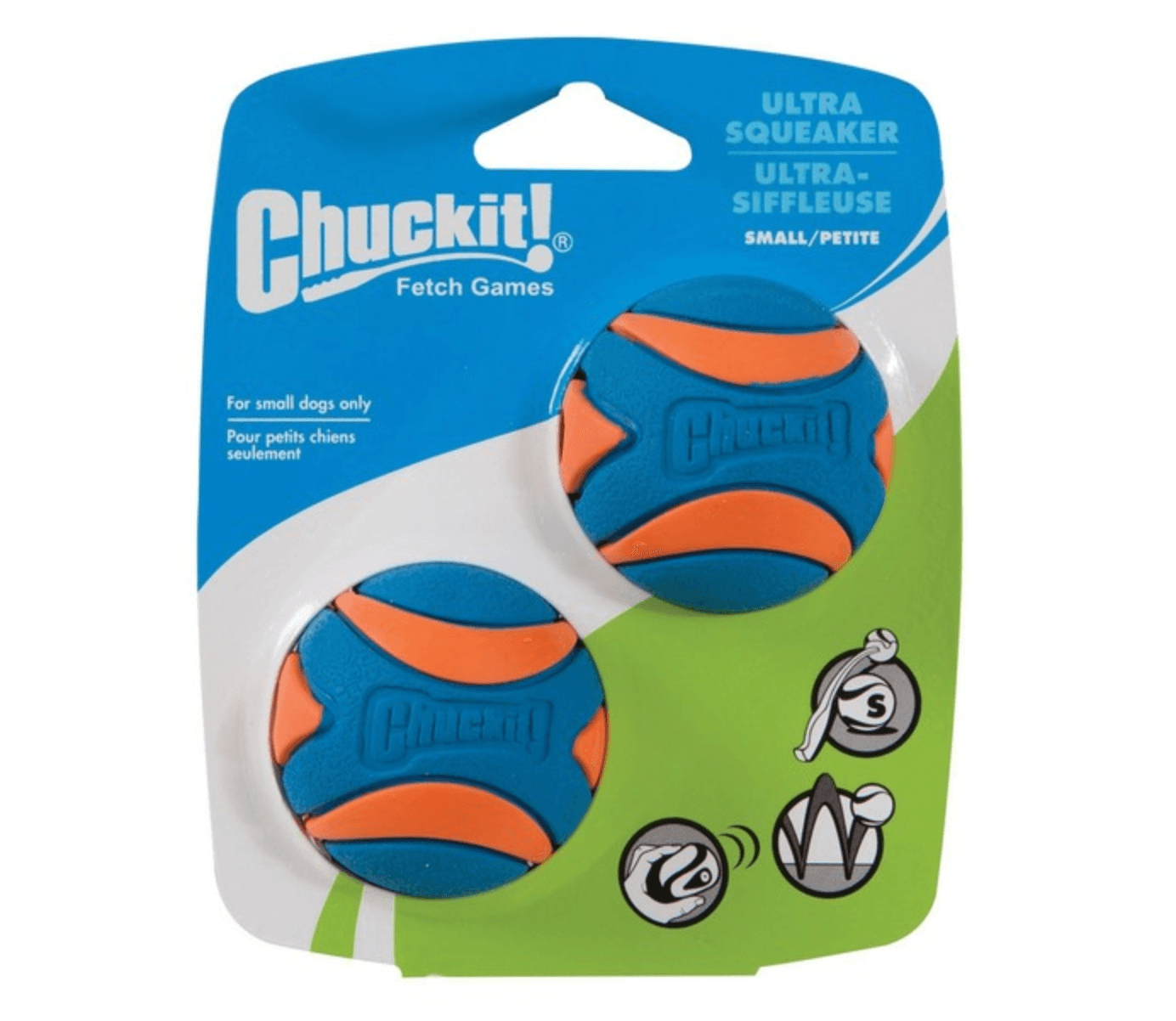 Chuckit! Ultra Squeaker Balls (2 Pack) - Wuffies