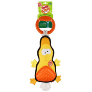 GiGwi Iron Grip Duck Plush Tug Toy with TPR Handle - Wuffies