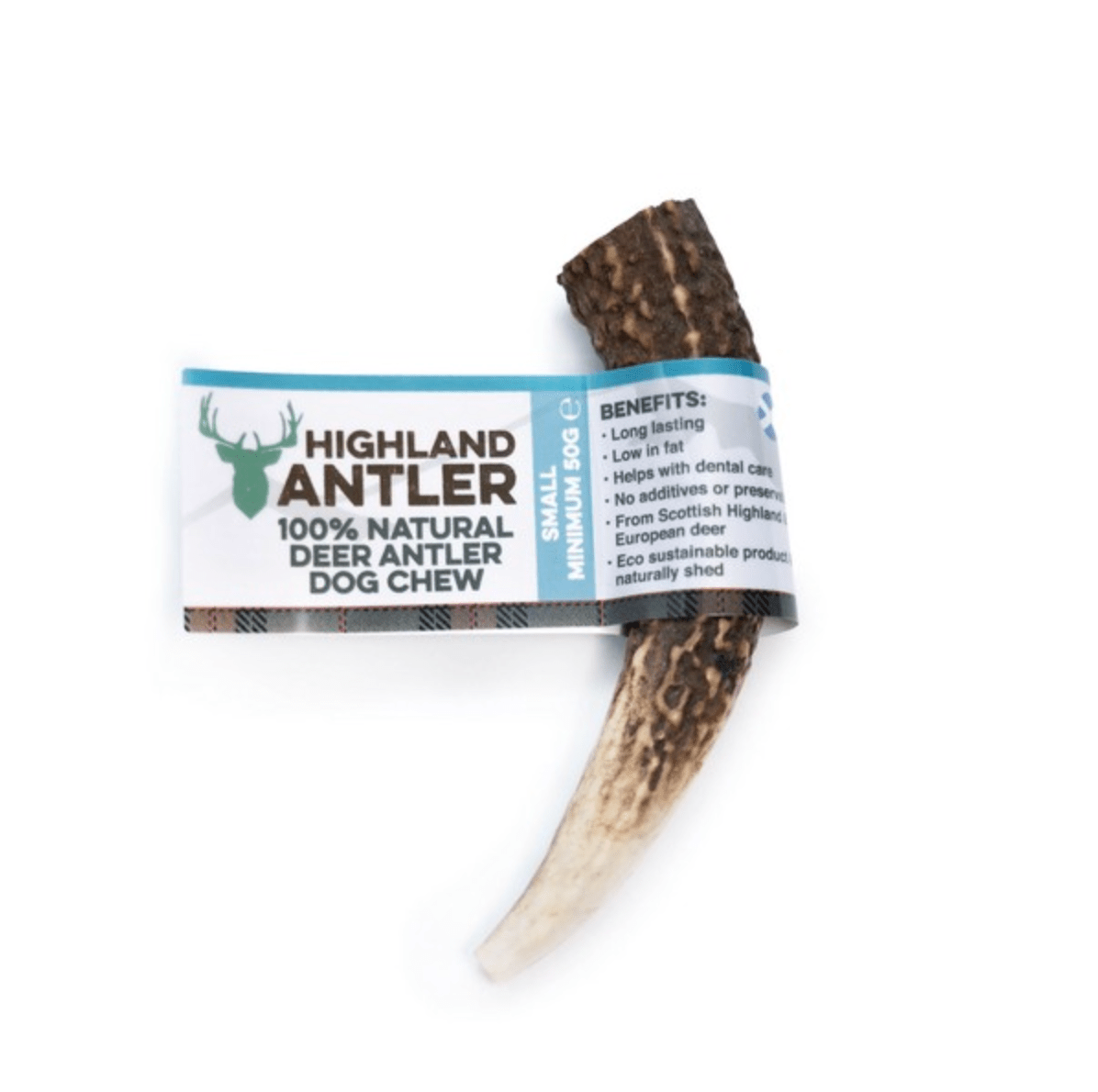 Highland Antler Natural Deer Chew (Various Sizes) - Wuffies