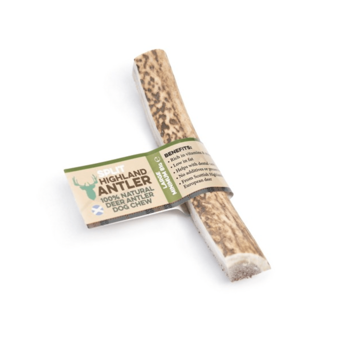 Highland Antler Natural Split Dog Chew (Various Sizes) - Wuffies