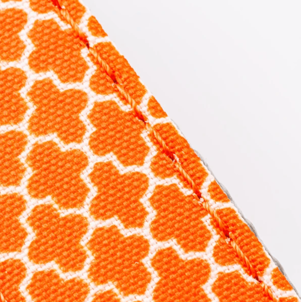 Hugo & Hudson Geometric Dog Bone Buckle Collar (Orange) - Wuffies