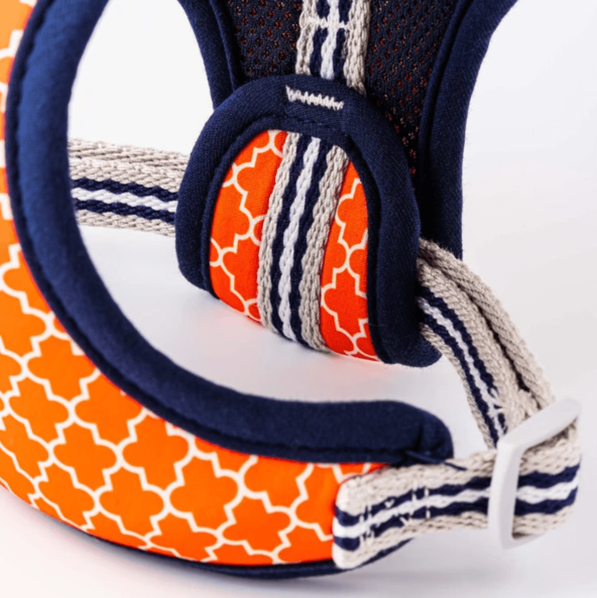 Hugo & Hudson Geometric Dog Harness (Orange) - Wuffies