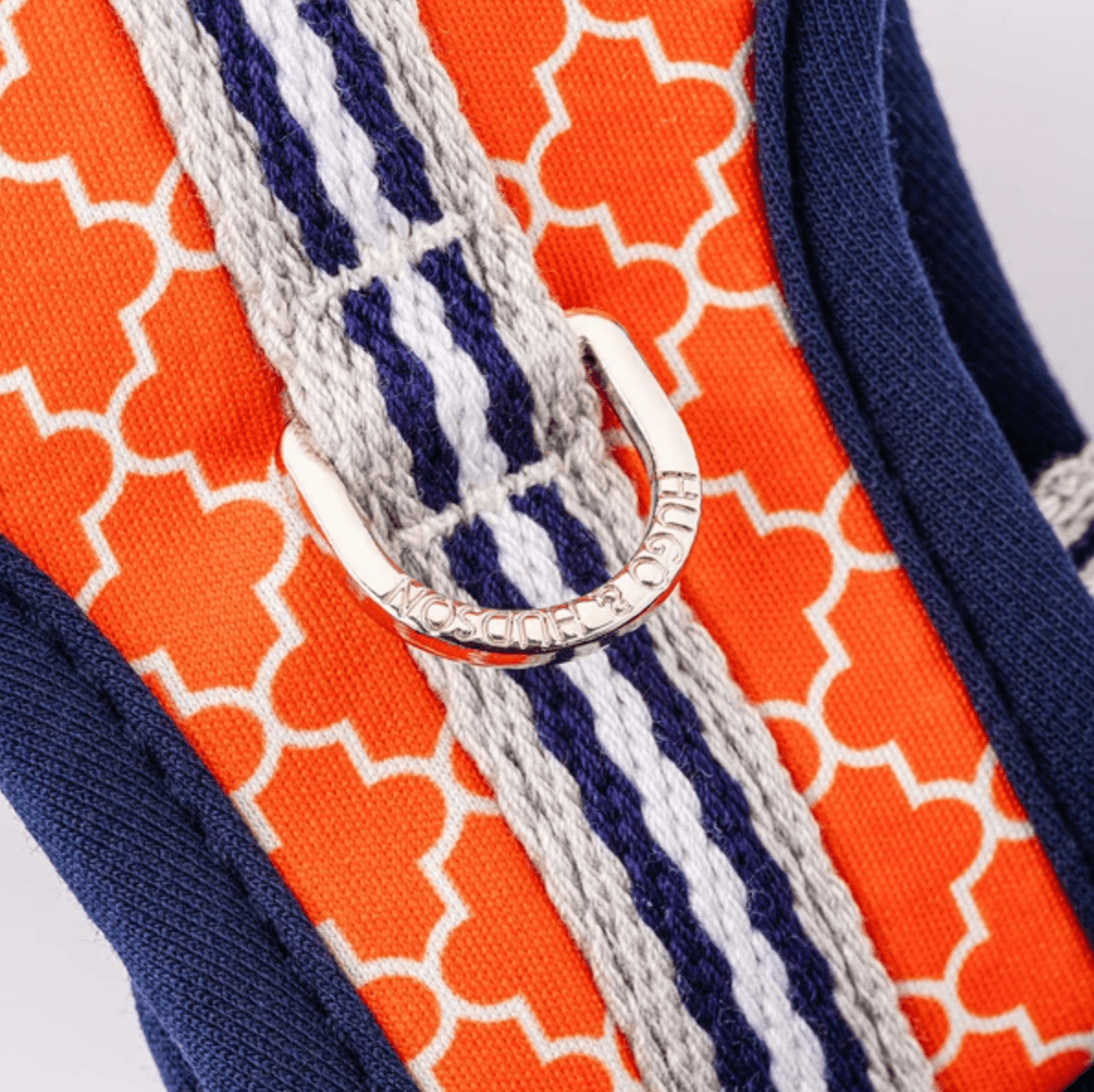 Hugo & Hudson Geometric Dog Harness (Orange) - Wuffies
