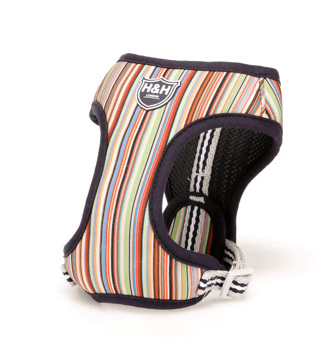 Hugo & Hudson Multi Coloured Stripe Dog Harness - Wuffies