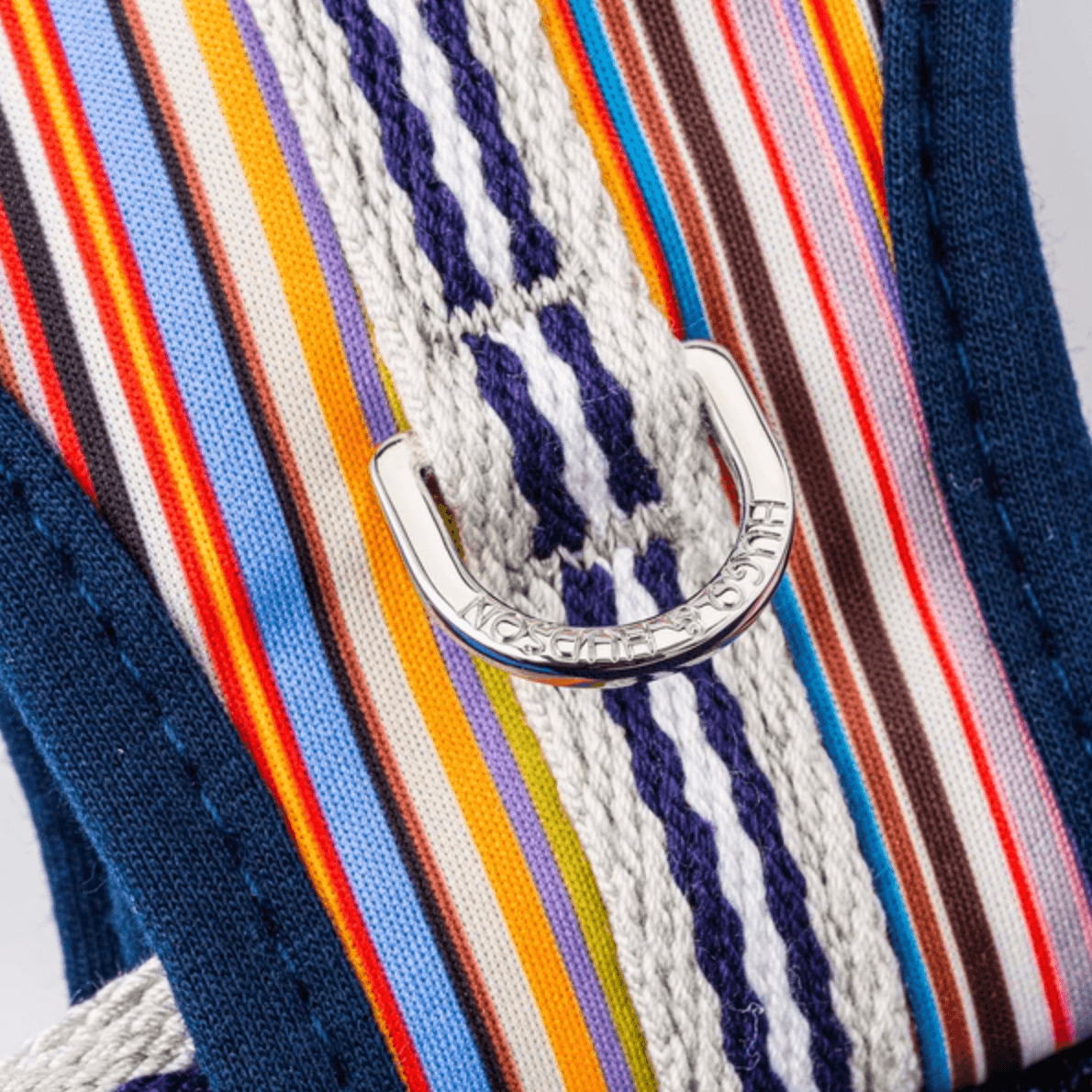 Hugo & Hudson Multi Coloured Stripe Dog Harness - Wuffies