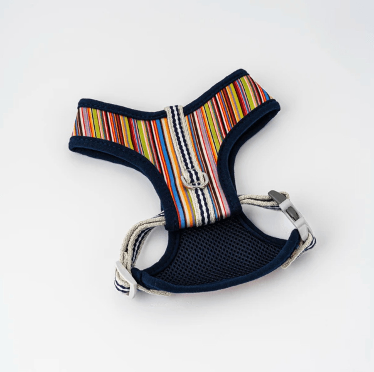 Hugo & Hudson Multi Coloured Stripe Dog Harness - Wuffies