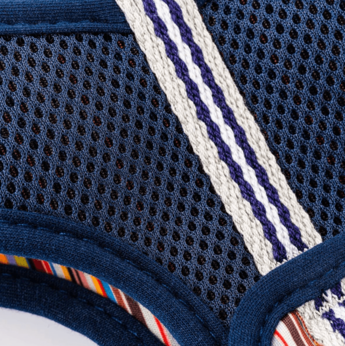 Hugo & Hudson Multi Coloured Stripe Dog Harness - Wuffies