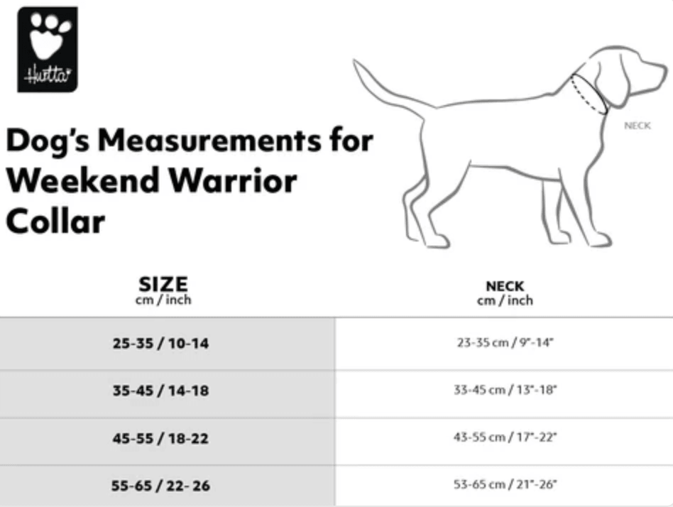 Hurtta Weekend Warrior Dog Collar (Neon Lemon) - Wuffies