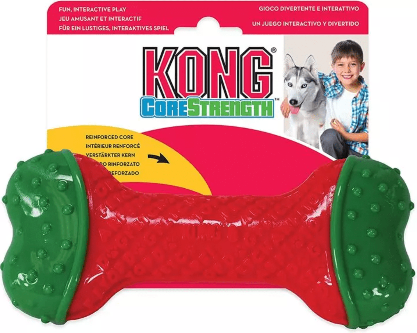 KONG Christmas Holiday CoreStrength Bone - Wuffies