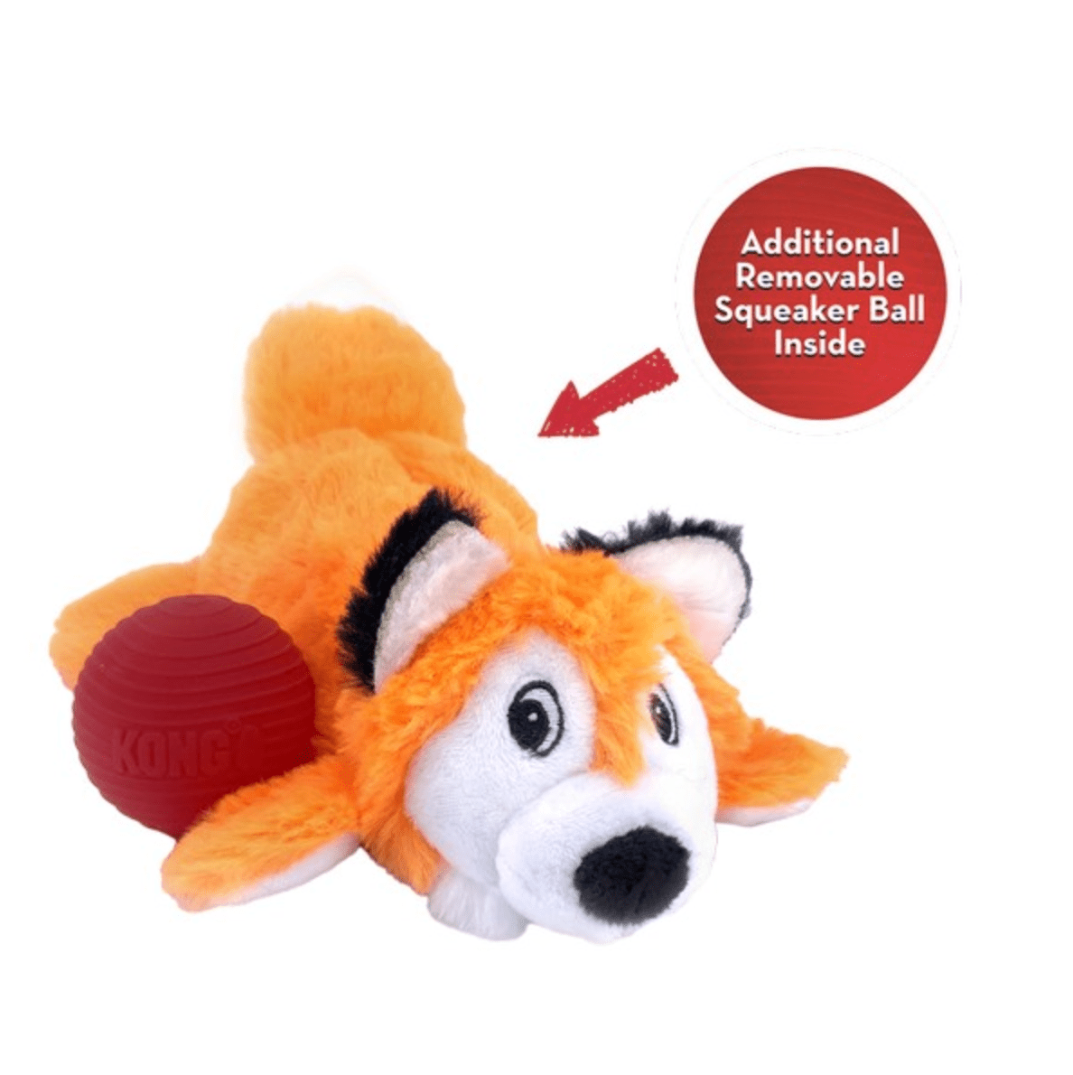 KONG Cozie Pocketz Fox (Medium) - Wuffies