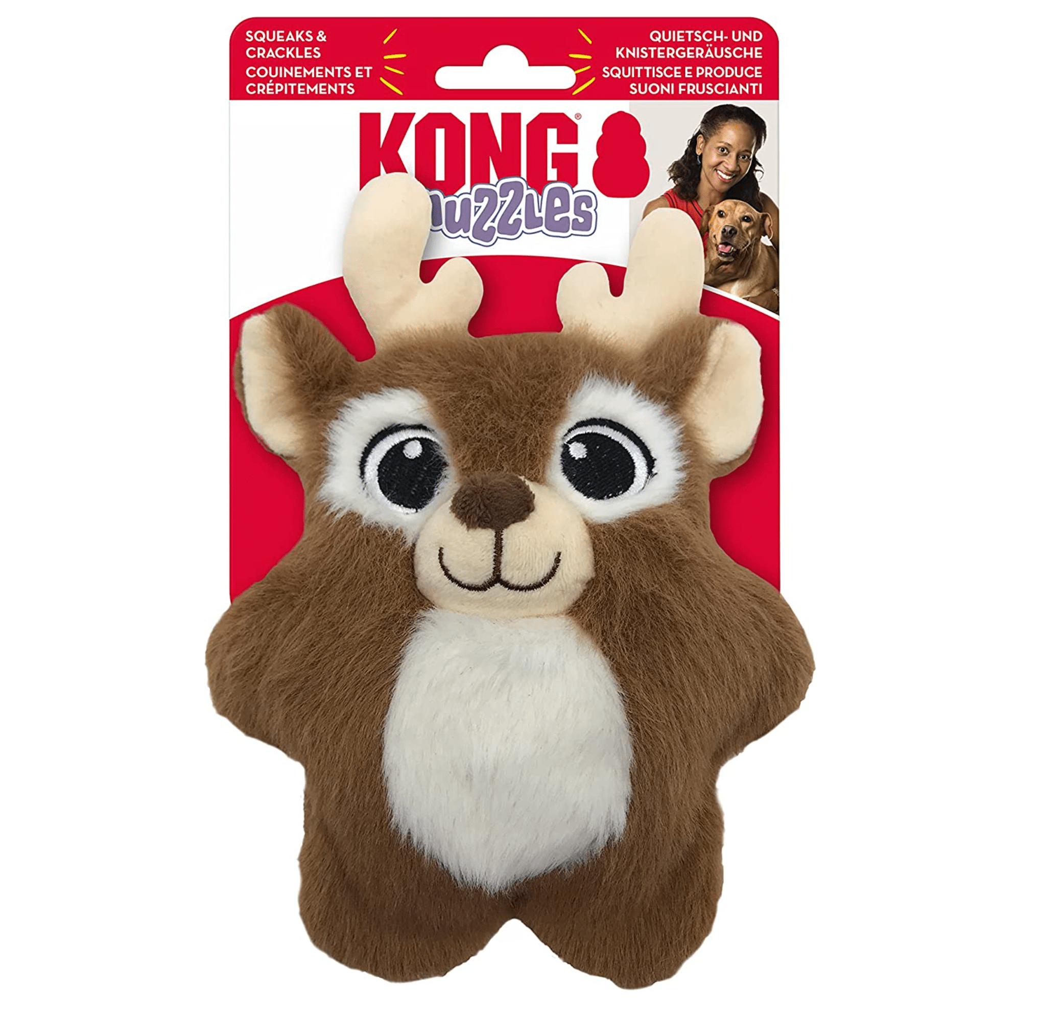 KONG Holiday Snuzzles Reindeer - Wuffies