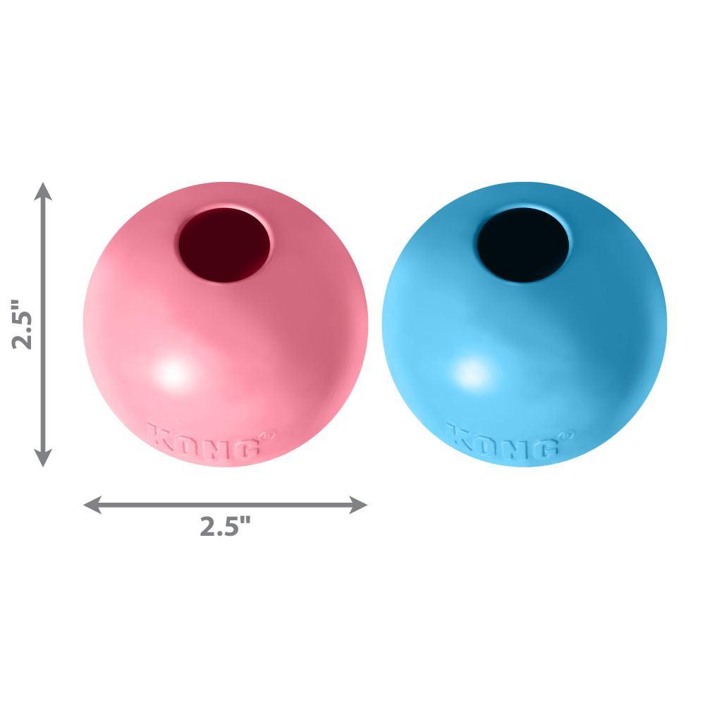 KONG Puppy Ball with Hole for Treats (Assorted) - Wuffies