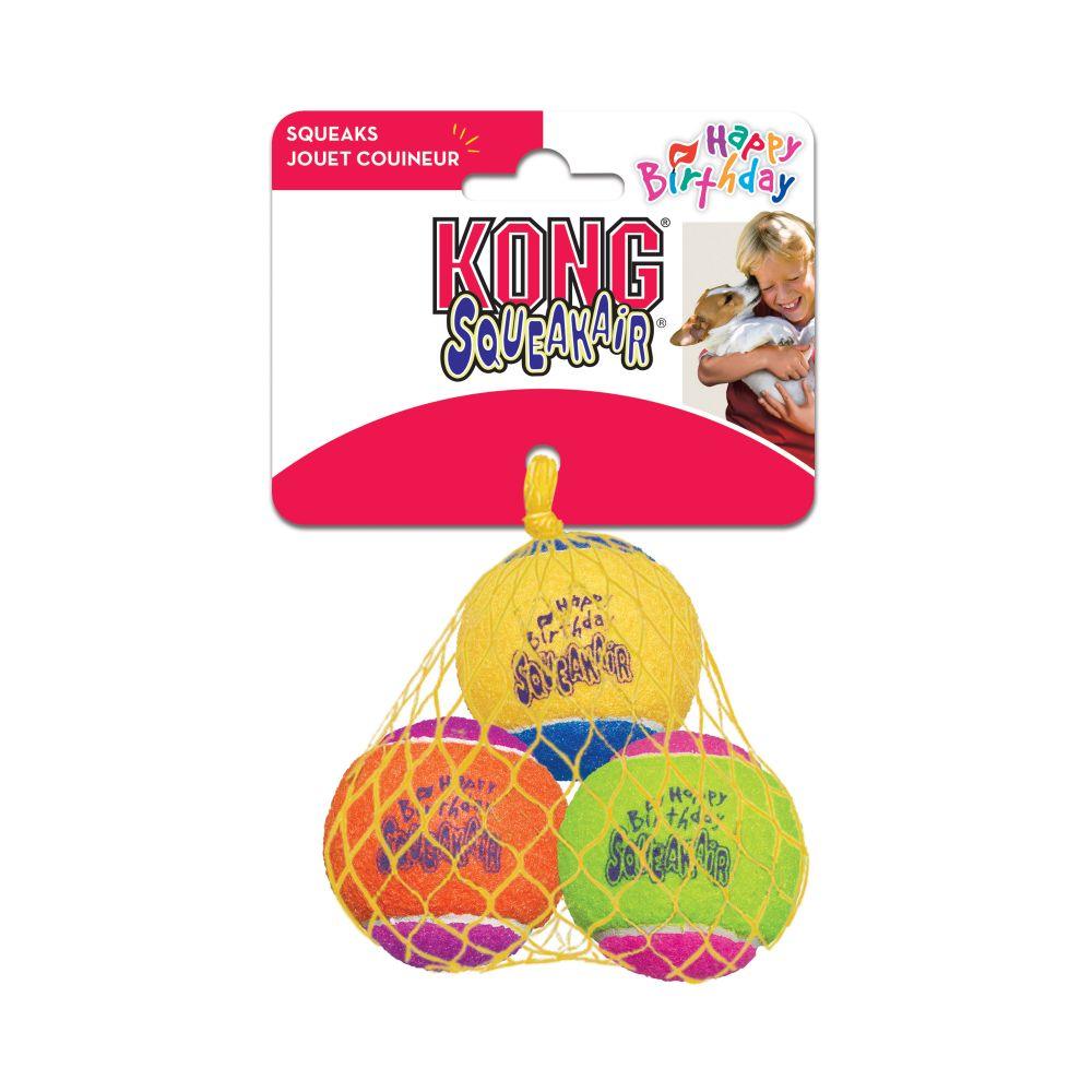 KONG SqueakAir Birthday Balls (Medium) - Wuffies